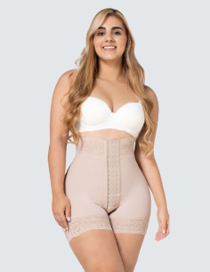Short Reloj de Arena Cintura 2 Tallas Menos Fajitex.