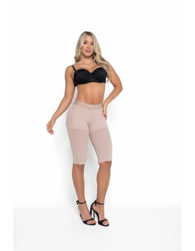 Short media pierna color piel levanta glúteos